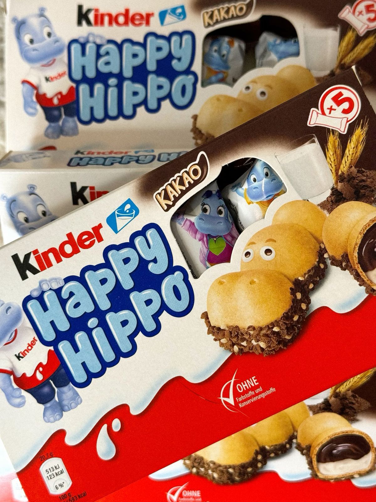 Kinder Happy Hippo Kakao x5