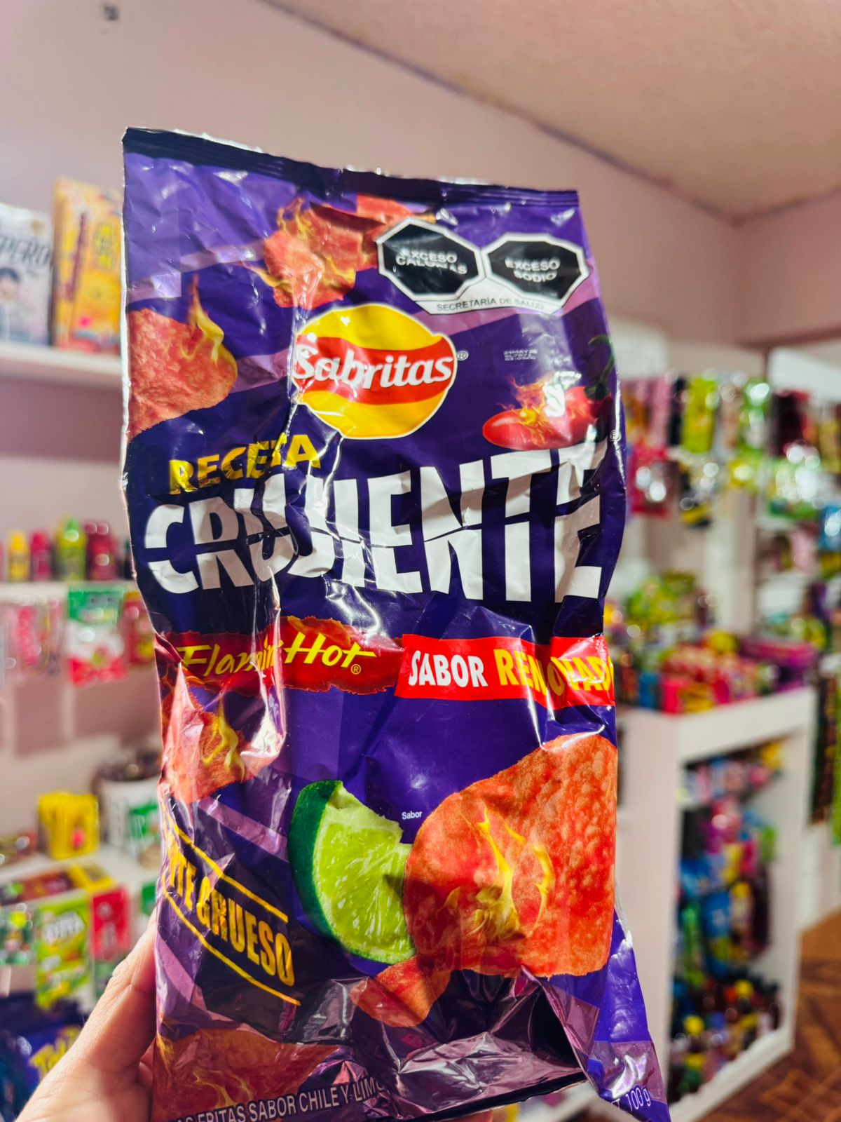 Sabritas Receta Crujiente Flamin Hot