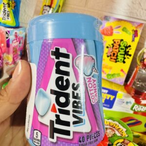 Trident sour patch y algodón de azúcar