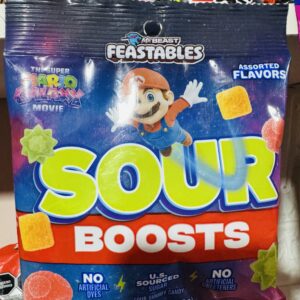 Sour feastable boosts Mario bross