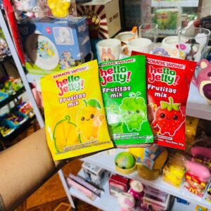 Fruta en gelatina